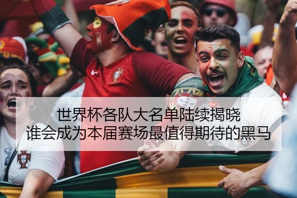 世界杯各队大名单陆续揭晓 谁会成为本届赛场最值得期待的黑马